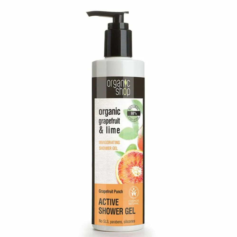 Żel Pod Prysznic Odżywczy Poncz Grejpfrutowy 280 ml - Organic Shop