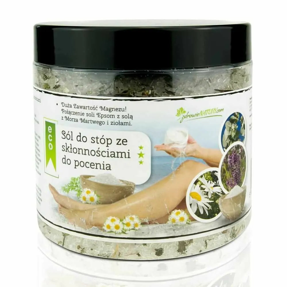 Sól do Stóp ze Skłonnościami do Pocenia 650 g - Zdrowie Natury