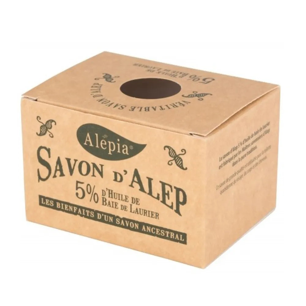 Mydło z Aleppo 5% Oleju Laurowego 190 g - Alepia