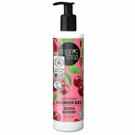 Żel Pod Prysznic Wiśnia & Borówka 280 ml - Organic Shop