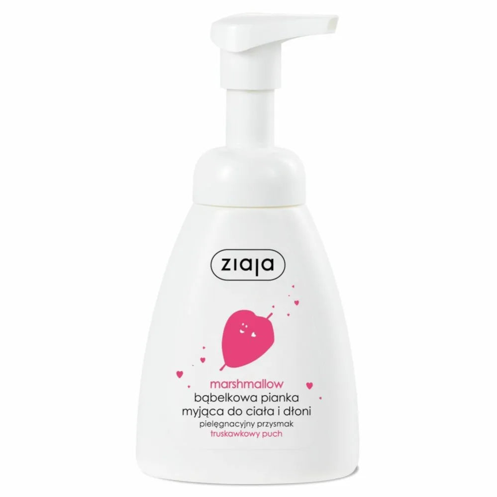 Bąbelkowa Pianka Myjąca do Ciała i Dłoni MARSHMALLOW 250 ml - Ziaja