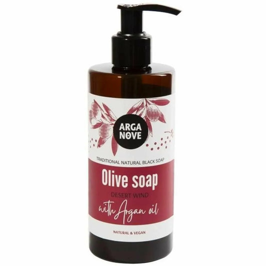Czarne Mydło Oliwne w Płynie z Olejem Arganowym Desert Wind 300 ml - Arganove